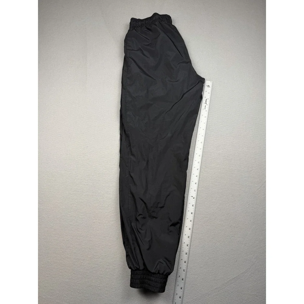 Nike Wmns Black Sportswear Swooshie Jogger Pants Elastic Waist Drawstring MD
